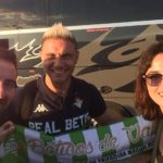 Béticos en Cardiff